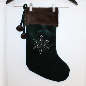 Christmas snowflake stocking
